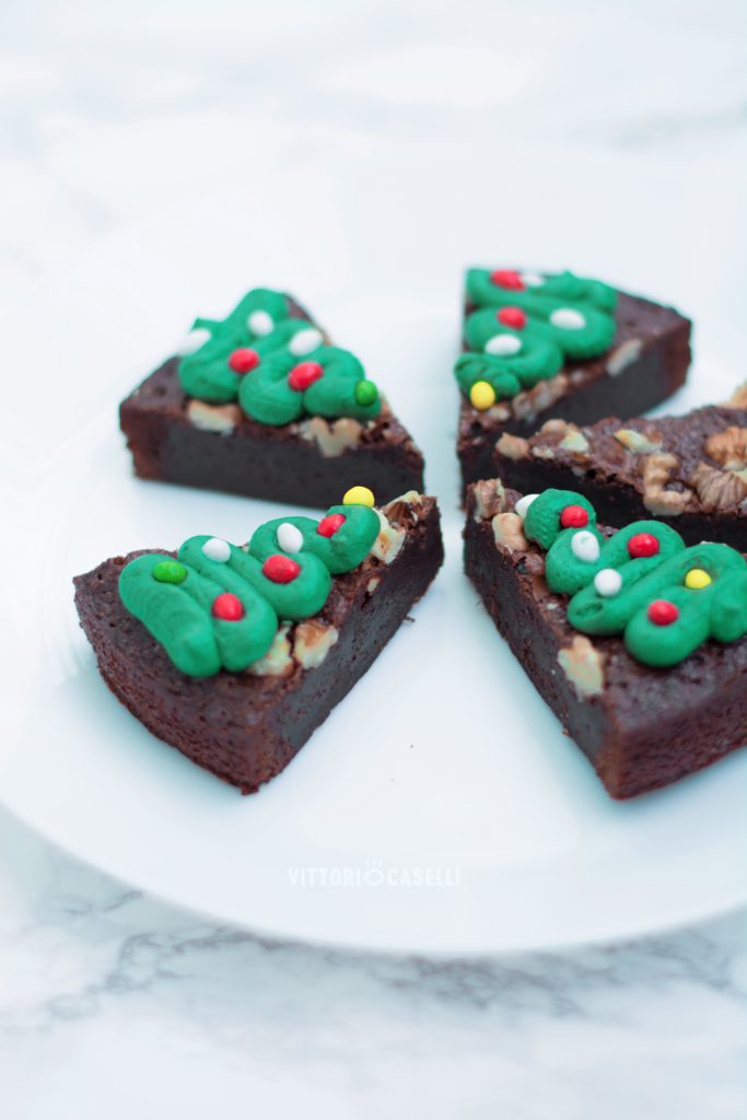 Alberi di Brownies Natale