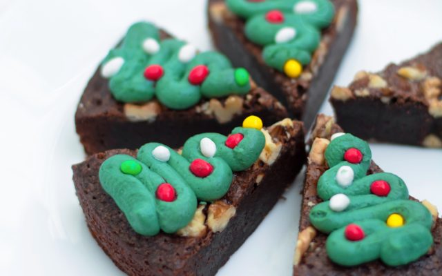 Alberi di Natale Brownies