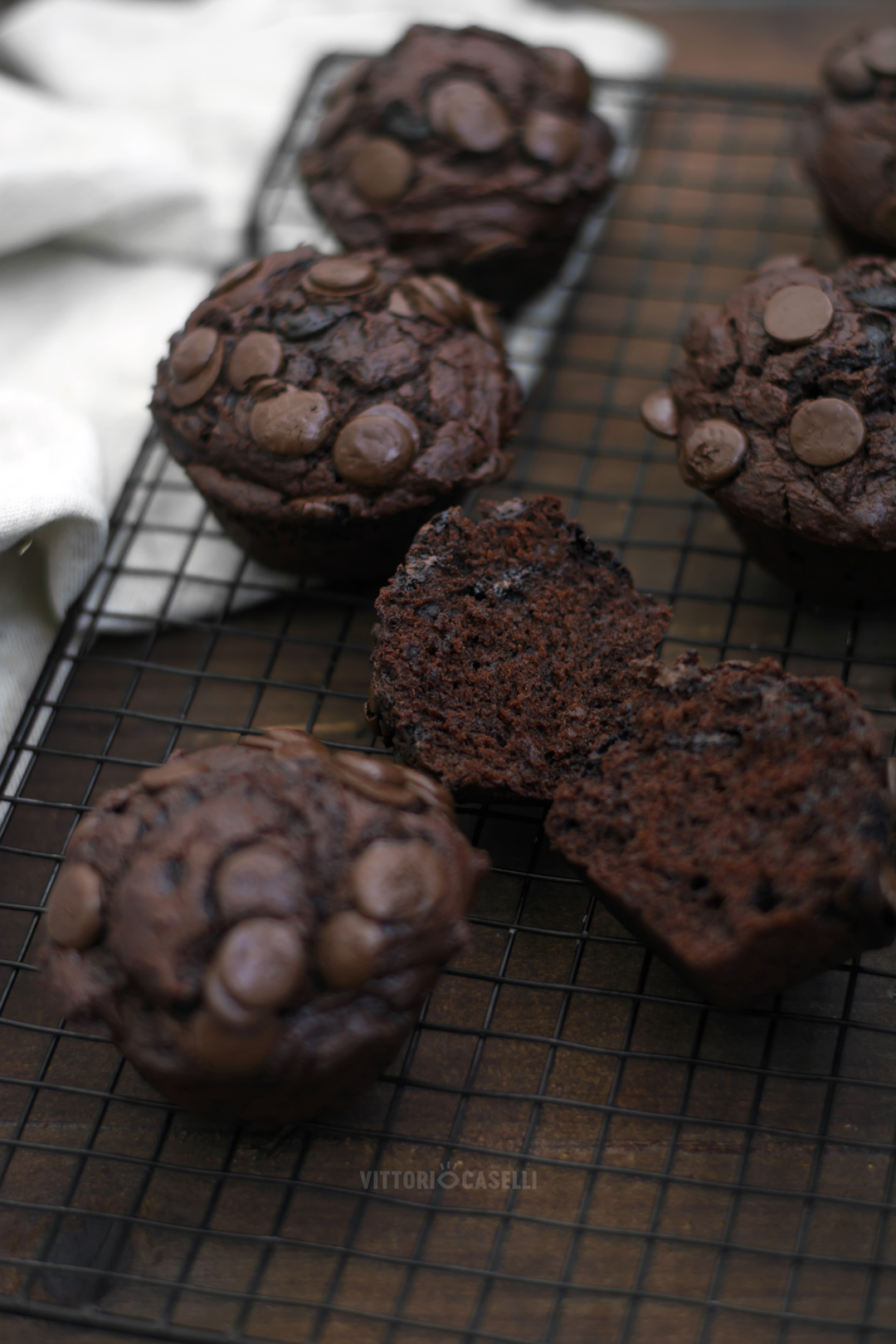 Muffins al doppio cioccolato ricetta