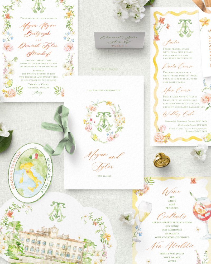 Coordinato matrimonio Megan & Tyler